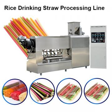 Degradable edible rice tapioca starch drinking straw making machine processing line