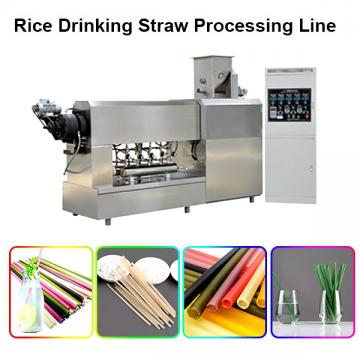 Customized Colourful Eco edible Rice Drinking Straw pasta machine Production Line