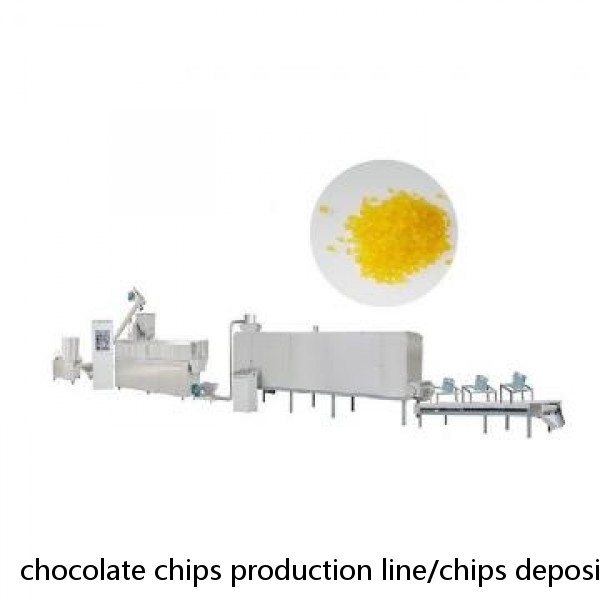 chocolate chips production line/chips depositing machine